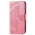 Miniatyrbild 4 av 5: iPhone 15 Plus Fodral Med Fjäril Tryck Rosa