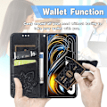Miniatyrbild 2 av 6: Realme GT 5G - Butterfly Läder Fodral - Svart