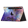 Miniatyrbild 3 av 6: Galaxy Tab S9 Fodral Läder 360° Rotation Cosmic Space