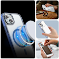 Miniatyrbild 6 av 6: ColorPop iPhone 15 Skal CH MagSafe Transparent/Lila