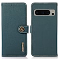 Miniatyrbild 1 av 6: KHAZNEH Google Pixel 8 Pro Fodral RFID Äkta Läder Grön