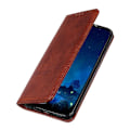 Miniatyrbild 5 av 6: OnePlus Nord 2T 5G Fodral Flip Läder Brun