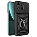 Miniatyrbild 1 av 6: Motorola Edge 50 Pro 5G CamShield Armor Hybrid Ring Skal Svart