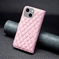Miniatyrbild 5 av 6: iPhone 15 Fodral Diamond Läder Rosa