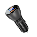 Miniatyrbild 1 av 6: Acefast 45W Snabbladdare Billaddare 2x USB-A Svart