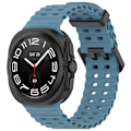 Miniatyrbild 4 av 6: Galaxy Watch Ultra 47 mm Armband Wave Design Blå