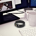 Miniatyrbild 6 av 6: Fitbit Charge 6 / 5 Metall Armband Milanese Loop Roséguld