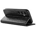 Miniatyrbild 4 av 6: Samsung Galaxy A15 5G Fodral Läder Svart