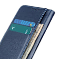 Miniatyrbild 4 av 5: Samsung Galaxy A72 - Nit Dekor Läder Fodral - Blå Blue Blå