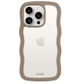 Miniatyrbild 1 av 4: holdit iPhone 15 Pro Skal Wavy Mocha Brown Transparent