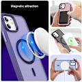 Miniatyrbild 6 av 6: ColorPop iPhone 12/12 Pro Skal CH MagSafe Matt Svart