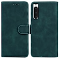 Miniatyrbild 1 av 6: Sony Xperia 10 V Fodral Solid Läder Grön