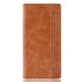 Miniatyrbild 3 av 5: Samsung Galaxy A02s - Retro Läder Flip Fodral - Brun Brown Brun