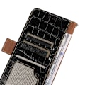Miniatyrbild 6 av 6: Xiaomi 13 5G Fodral Krokodil Textur Läder Svart