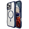 Miniatyrbild 2 av 3: iPhone 16 Pro Skal MagSafe Shockproof Hybrid Mörk Blå