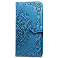 Miniatyrbild 4 av 6: iPhone 7/8/SE (2020/2022) - Mandala Läder Fodral - Blå