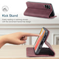 Miniatyrbild 3 av 5: Samsung Galaxy S21 Ultra - CASEME Vintage Flip Fodral - Röd Red Röd