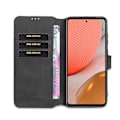 Miniatyrbild 4 av 5: Samsung Galaxy A72 - DG.MING Retro Läder Fodral - Svart Black Svart