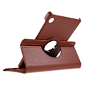 Miniatyrbild 6 av 6: Huawei MatePad T8 - 360° Rotation Fodral - Brun Brown Brun