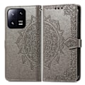 Miniatyrbild 2 av 4: Xiaomi 13 5G Fodral Mandala Läder Grå