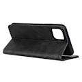 Miniatyrbild 3 av 5: iPhone 12 Pro Max - Split Läder Flip Fodral - Svart Black Svart