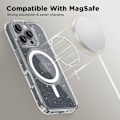Miniatyrbild 2 av 5: Tech-Protect iPhone 16 Pro Skal MagSafe FlexAir Hybrid Glitter