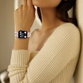Miniatyrbild 6 av 6: Apple Watch 38/40/41mm Metal Bling Armband Roséguld