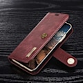 Miniatyrbild 1 av 5: iPhone X/Xs - DG.MING Plånboksfodral/Magnet Skal - Röd Red Röd