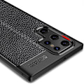 Miniatyrbild 5 av 6: Samsung Galaxy S22 Ultra Skal Litchi Textur Svart