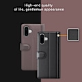 Miniatyrbild 5 av 6: iPhone 16 Fodral Premium Äkta Läder Svart