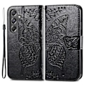 Miniatyrbild 1 av 5: Samsung Galaxy A15 5G Fodral Big Butterfly Svart