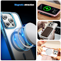 Miniatyrbild 6 av 6: ColorPop iPhone 15 Pro Max Skal CH MagSafe Transparent/Svart