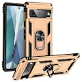 Miniatyrbild 1 av 6: Google Pixel 7 Skal Shockproof Hybrid Ring Armor Guld