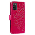 Miniatyrbild 4 av 6: Samsung Galaxy A03s Fodral Mandala Läder Rosa