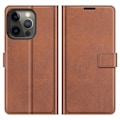 Miniatyrbild 2 av 7: iPhone 13 Pro Max Fodral Solid Läder Brun Brun
