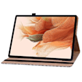 Miniatyrbild 4 av 6: Samsung Galaxy Tab S7 Plus / Tab S8 Plus Fodral Vävd Textur Svart