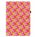 Miniatyrbild 2 av 6: iPad Mini 2024/2021 Fodral Vävd Textur Rosa/Gul