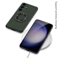 Miniatyrbild 3 av 6: GKK Samsung Galaxy S24 MagSafe Kickstand Läder Skal Brun