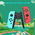 Miniatyrbild 6 av 6: AOLION Nintendo Switch Joy-Con Charging Grip LED Svart