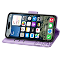 Miniatyrbild 3 av 6: iPhone 16 Fodral Fjäril Tryck Lila