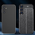 Miniatyrbild 4 av 6: Samsung Galaxy S24 Plus Skal Litchi Textur Svart