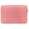 Miniatyrbild 1 av 6: Läder Laptop Sleeve Med Mjukt Foder 13.3" Rosa