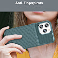 Miniatyrbild 5 av 6: iPhone 14 Pro Max Skal Twill Textur Grön