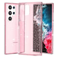 Miniatyrbild 1 av 6: Samsung Galaxy S23 Ultra Skal Glitter Shockproof Hybrid Rosa