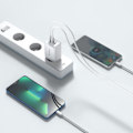 Miniatyrbild 6 av 6: Tech-Protect 65W PD/QC Väggladdare 2x USB-C 1x USB-A Svart