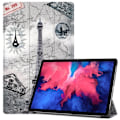 Miniatyrbild 1 av 5: Lenovo Tab P11 / P11 Plus - Tri-Fold Läder Fodral - Eiffeltornet