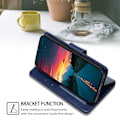 Miniatyrbild 3 av 6: Samsung Galaxy S23 Ultra Fodral Läder Blå