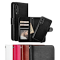 Miniatyrbild 1 av 3: Huawei P30 - Plånboksfodral / Magnet Skal 2 in 1 - Välj Färg! Black Svart