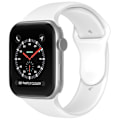 Miniatyrbild 2 av 5: Apple Watch 38/40/41 mm Silikon Armband (S/M) Vit