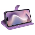 Miniatyrbild 3 av 6: iPhone 16 Pro Max Fodral Litchi Läder Textur Lila